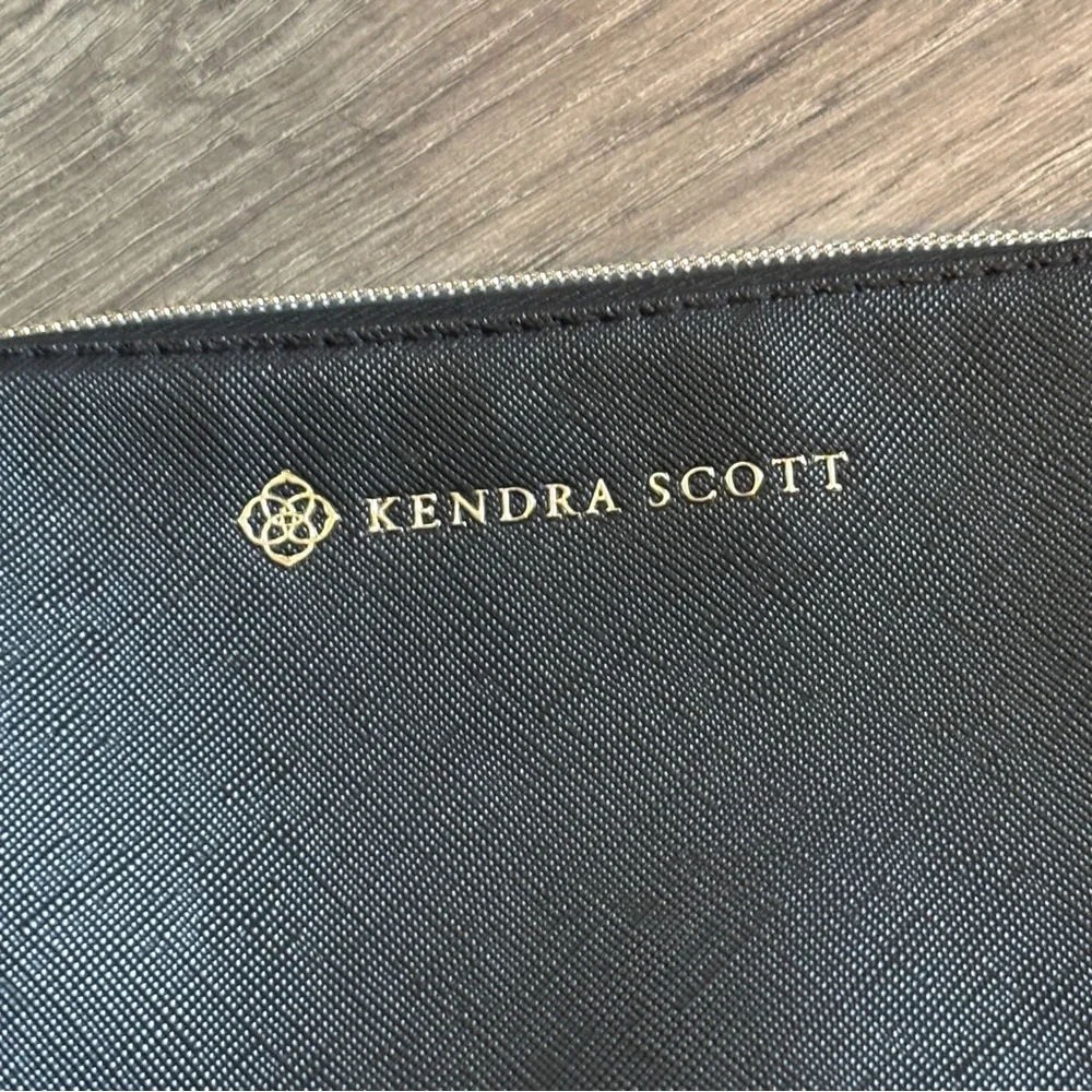 Kendra Scott Black Toiletry/Cosmetic Bag